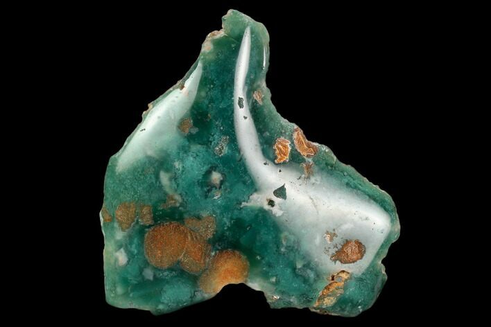 Polished Mtorolite (Chrome Chalcedony) - Zimbabwe #128363